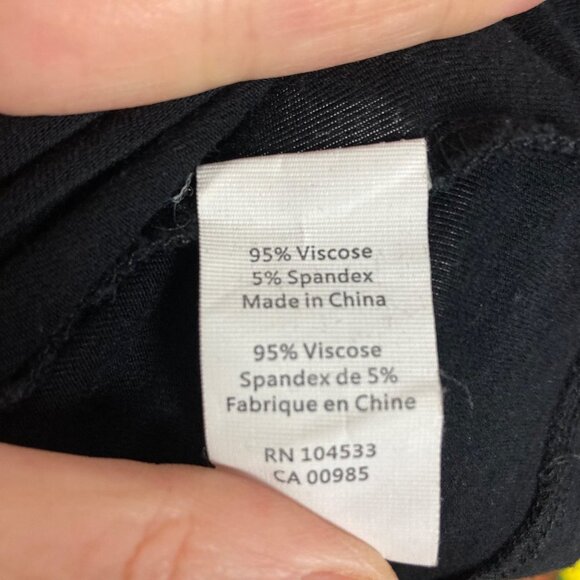 Oonagh by Nanette Lepore Black Dress Womens Large Ruffle Front Sleeveless - Picture 9 of 10